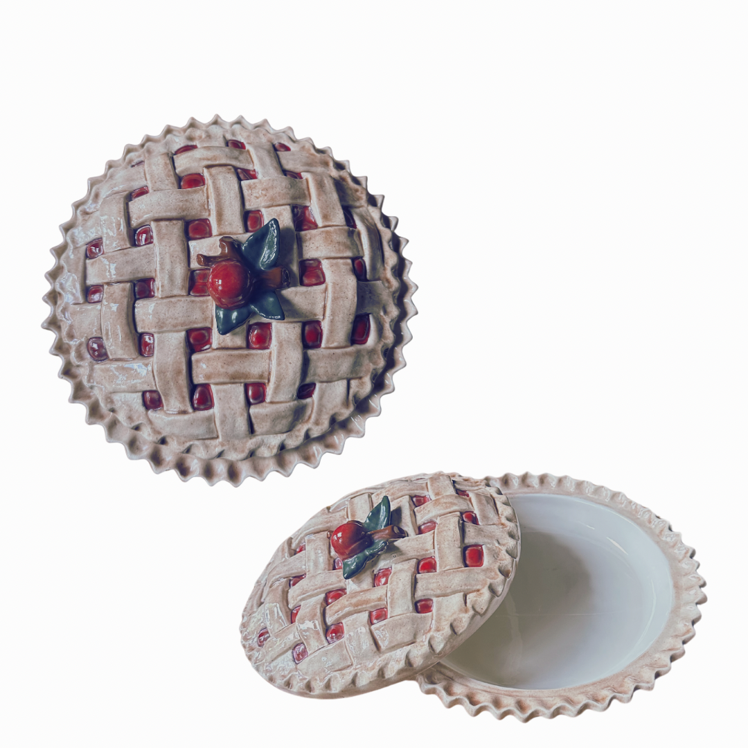 "Sweet as His Word" Cherry Pie Holder by Lenora Griffin