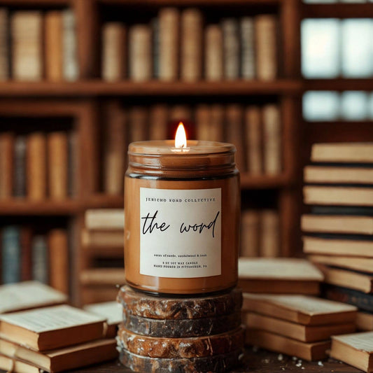 The Word Soy Wax Candle
