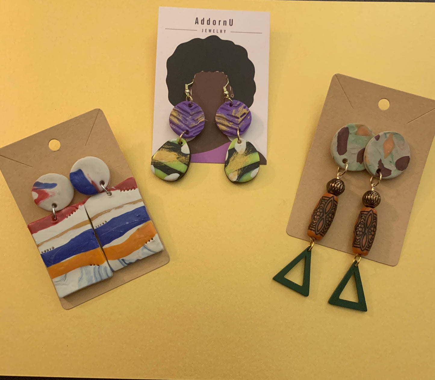 Custom Polymer Clay Earrings