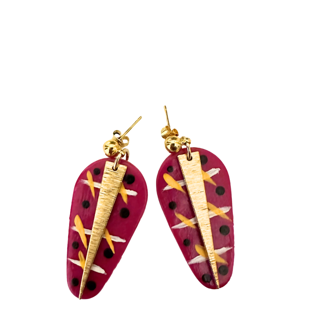 Anointed Pair- Polymer Clay Earrings