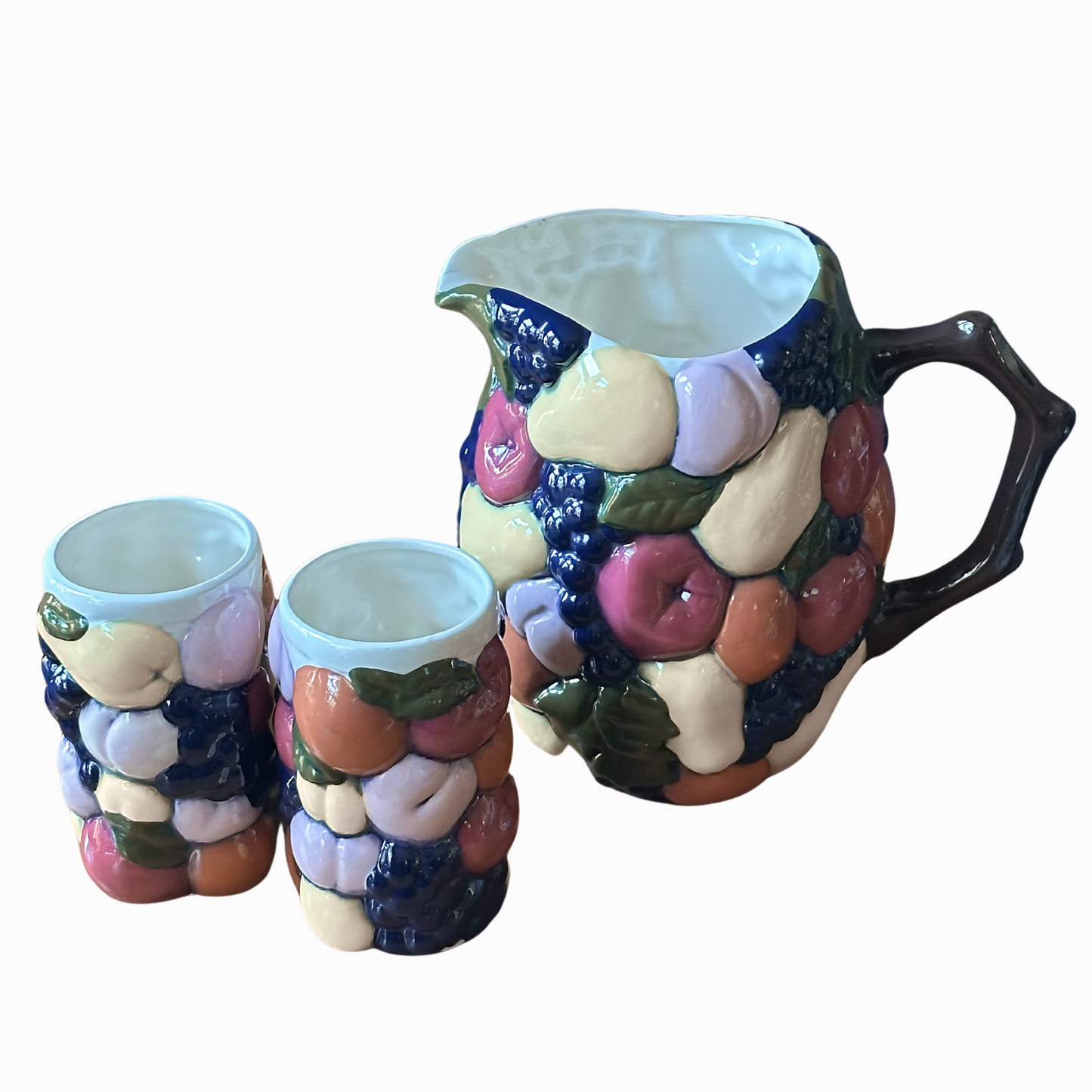 Fruit of the Spirit Pitcher & Cup Set by Lenora Griffin