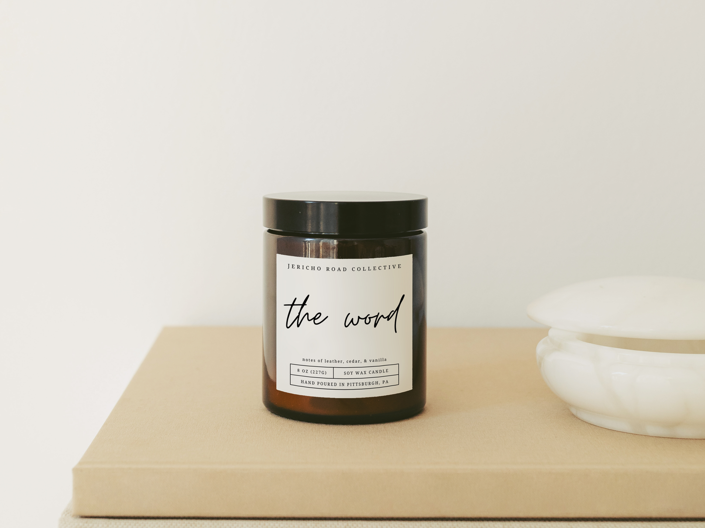The Word Soy Wax Candle